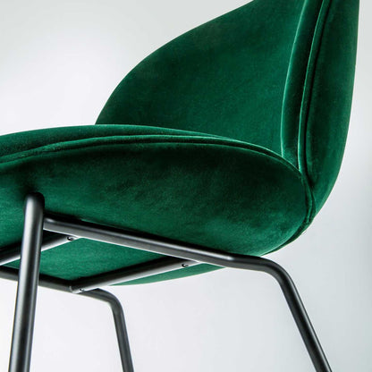 Beetle Dining Chair | Grey Green 926 Canvas Upholstery