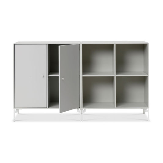 Pair Sideboard | Nordic Grey Lacquer