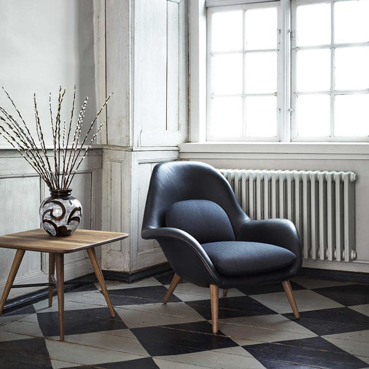 Swoon Chair | Linara 2494 30 Indigo Fabric
