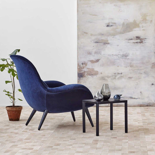 Swoon Chair | Linara 2494 30 Indigo Fabric
