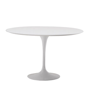 Saarinen Round Dining Table | White Laminate Top