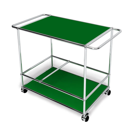 USM Icon Trolley | Green Lacquer Panels