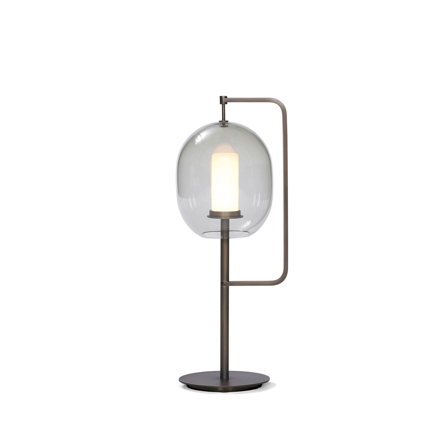 Lantern Table Lamp | Burnished Brass