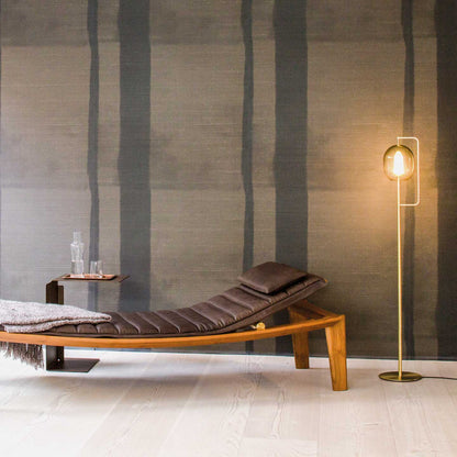 Lantern Medium Floor Lamp | Burnished Brass