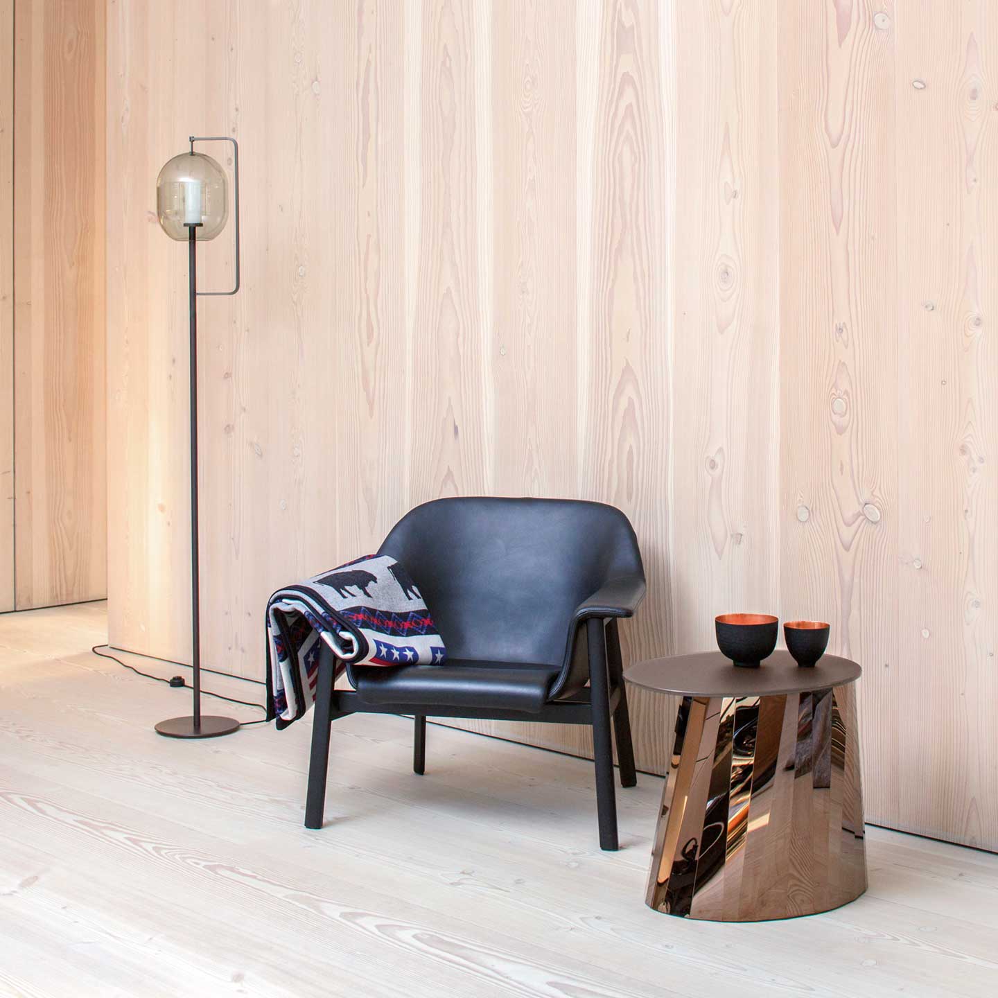 Lantern Tall Floor Lamp | Burnished Brass