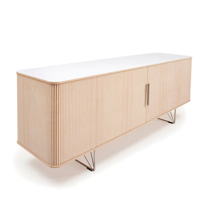 Tambour Sideboard AK2730 | White Oiled Ash