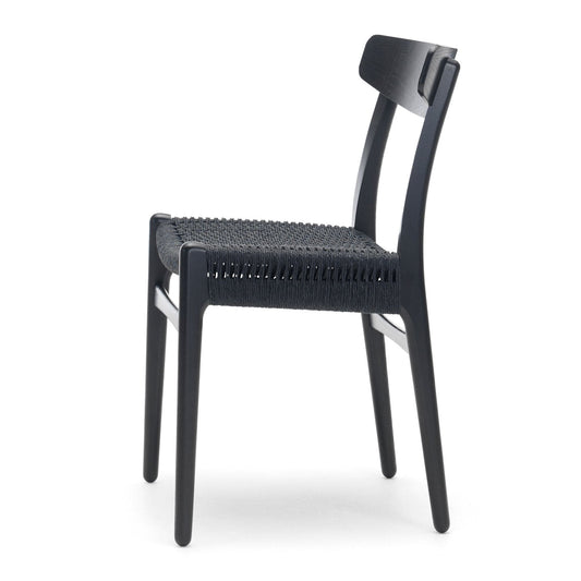 CH23 Side Chair | Black Oak
