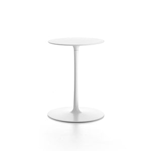 Flow Low Side Table | Matt White Cristalplant