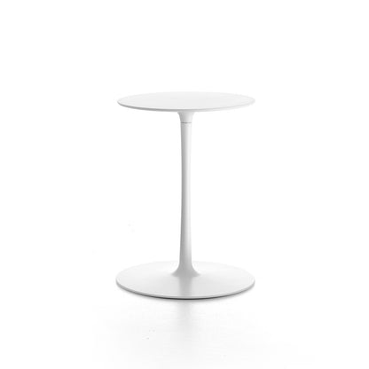 Flow Low Side Table | Matt White Cristalplant