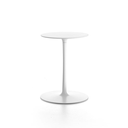 Flow Low Side Table | Matt White Cristalplant