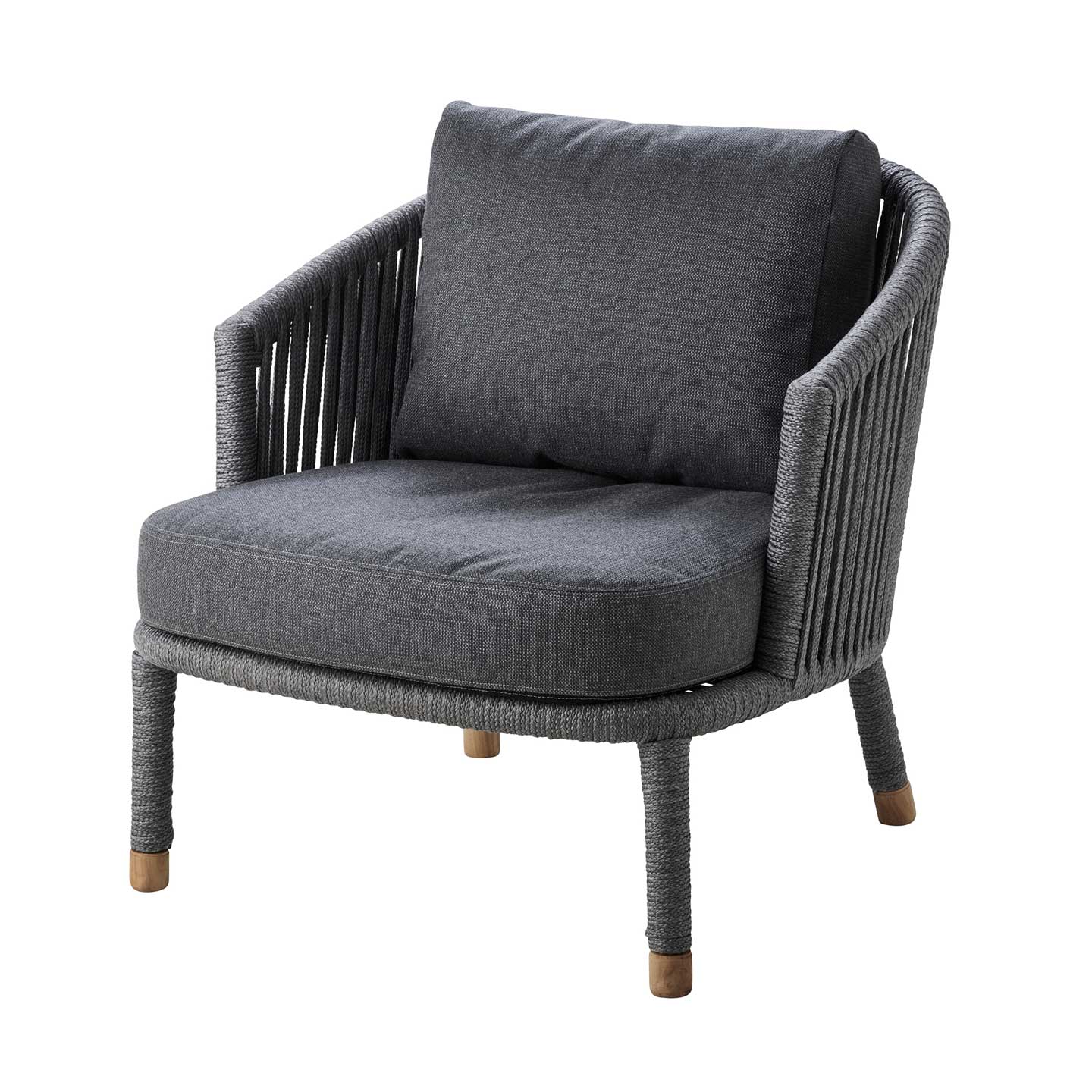 Moments Lounge Chair | Soft Touch Grey
