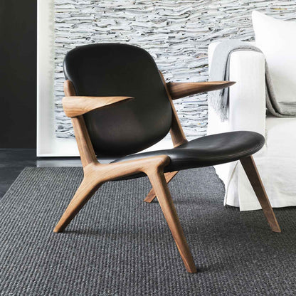IS Lounge Chair | Black Leather