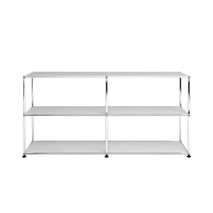 USM 2x2 Open Shelving | White Lacquer Panels