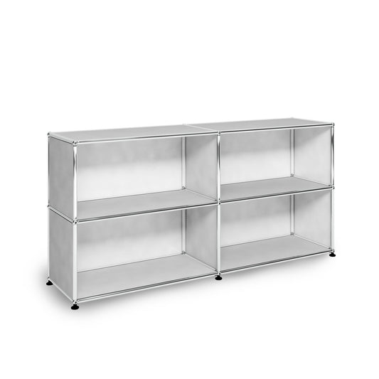 USM 2x2 Closed Shelving | White Lacquer Panels
