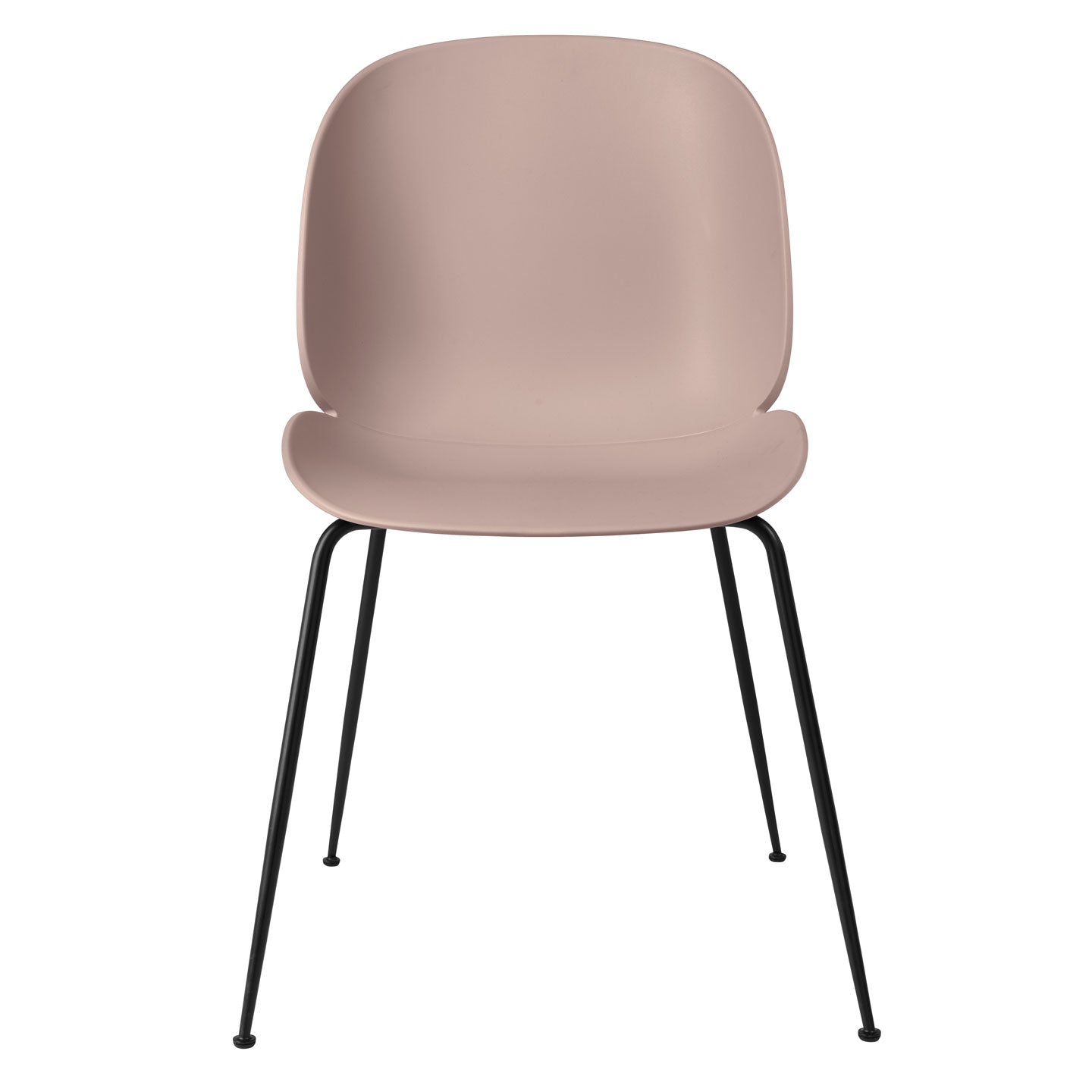Beetle Plastic Chair Metal Base | New Beige Plastic Shell