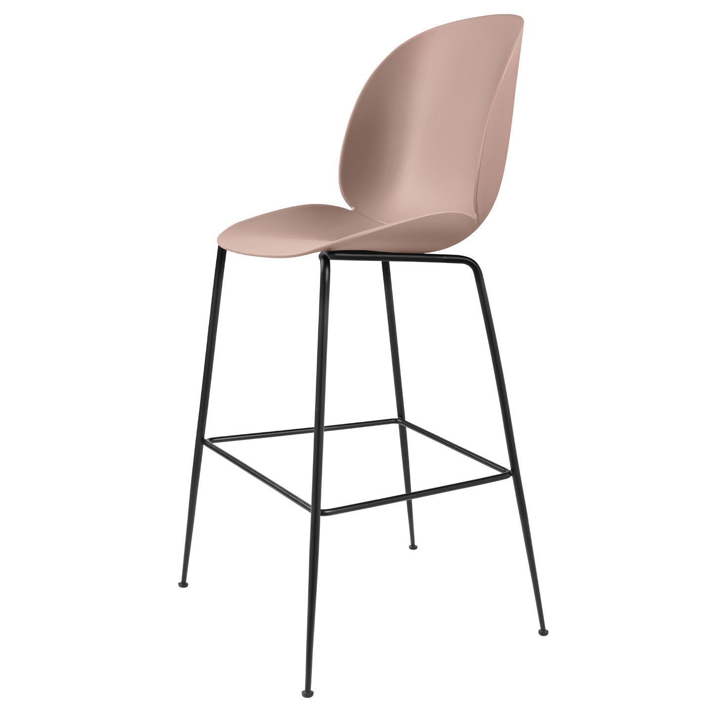 Beetle Plastic Bar Chair | New Beige Plastic Shell
