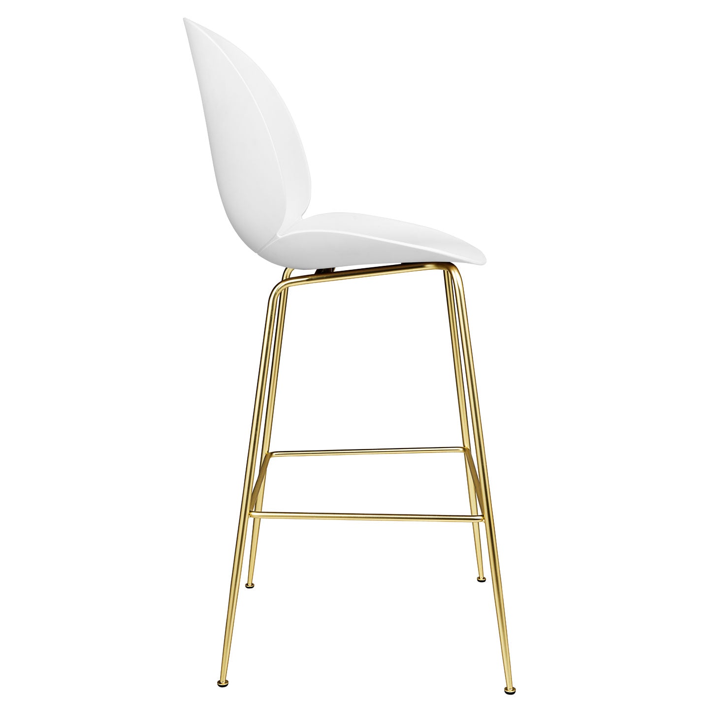 Beetle Plastic Bar Chair | New Beige Plastic Shell