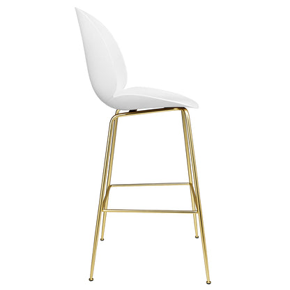 Beetle Plastic Bar Chair | New Beige Plastic Shell