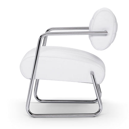 Eileen Gray Bonaparte Chair | White Leather