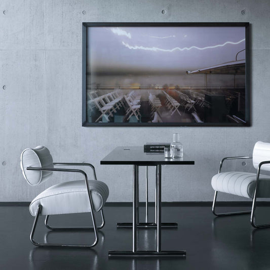 Eileen Gray Bonaparte Chair | White Leather