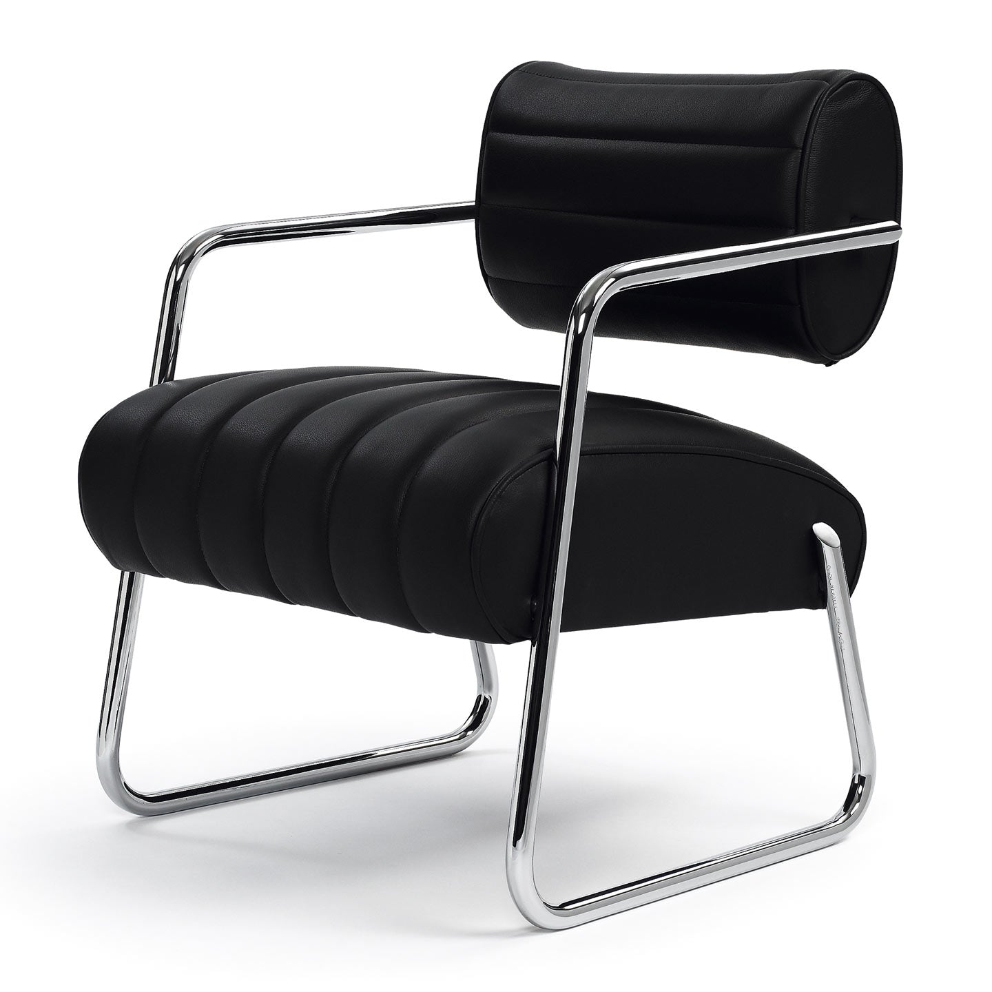 Eileen Gray Bonaparte Chair | Black Leather