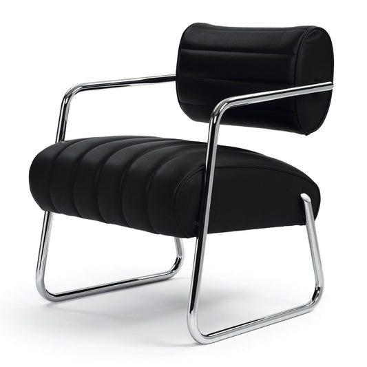 Eileen Gray Bonaparte Chair | Black Leather
