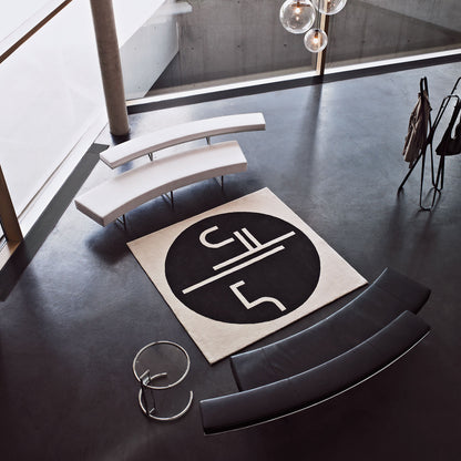 Eileen Gray Monte Carlo Sofa | Black Leather