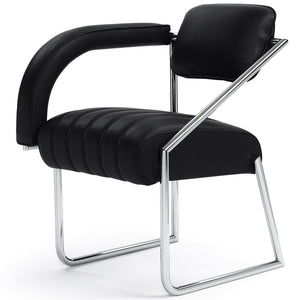 Eileen Gray Non Conformist Chair | Black Leather