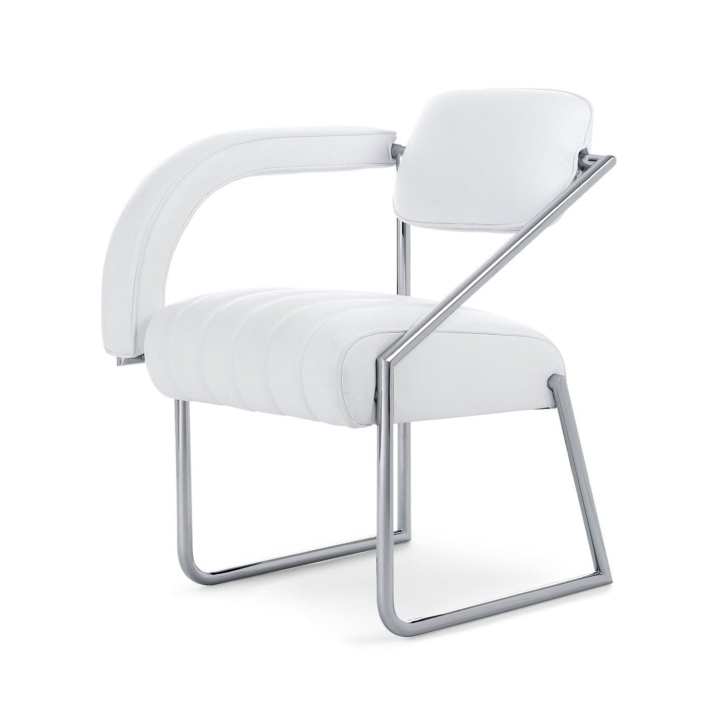 Eileen Gray Non Conformist Chair | White Leather