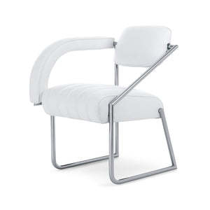 Eileen Gray Non Conformist Chair | White Leather