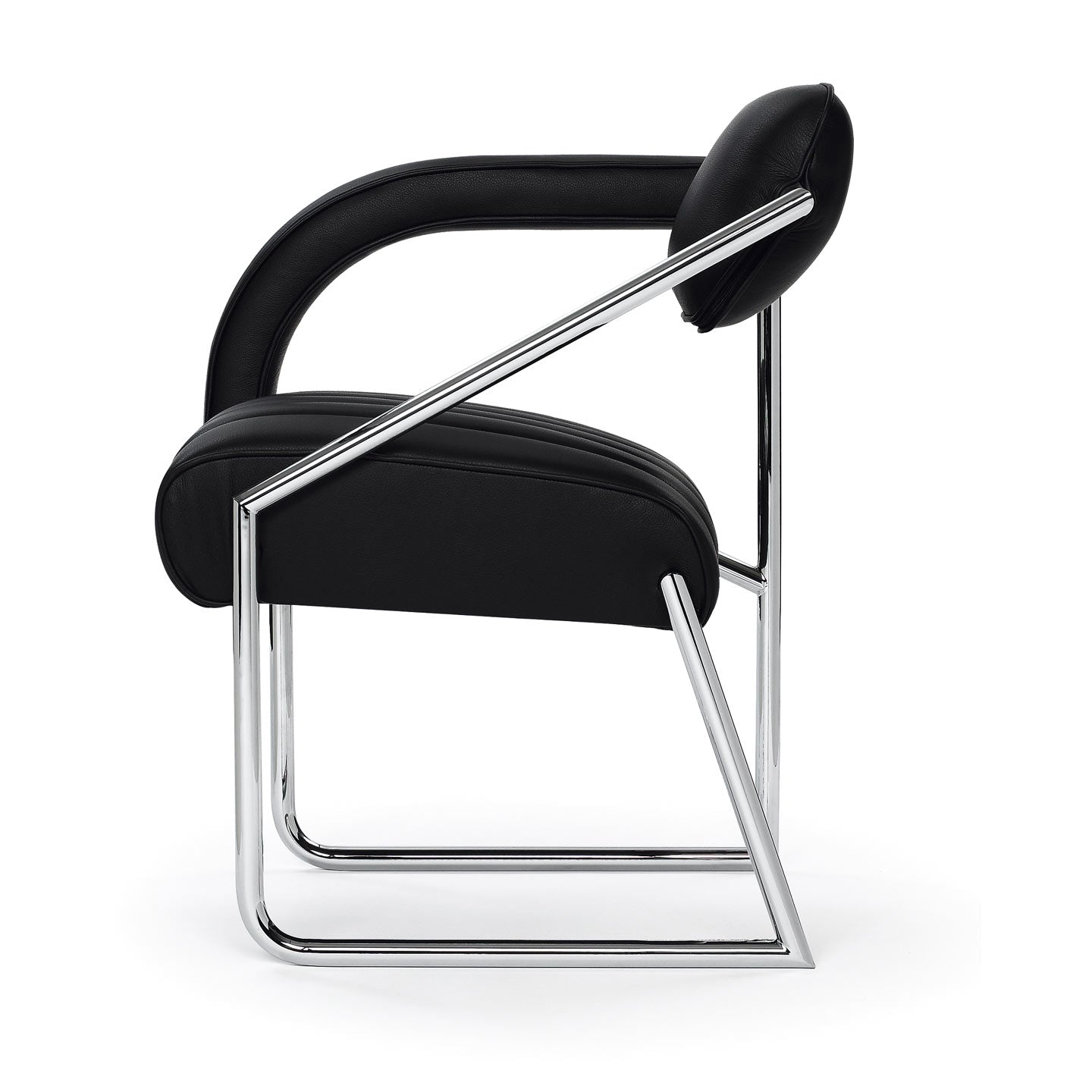 Eileen Gray Non Conformist Chair | Black Leather