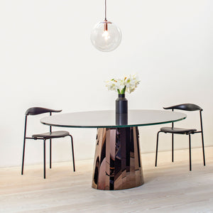 Pli Dining Table | Phyrite Bronze