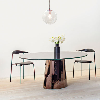 Pli Dining Table | Phyrite Bronze