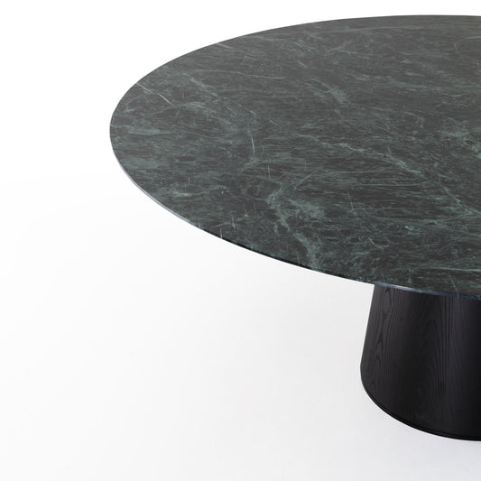 Materic Dining Table | Rameggiato Green Marble Top