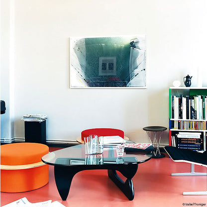 Noguchi Coffee Table | Black Stained Ash Base
