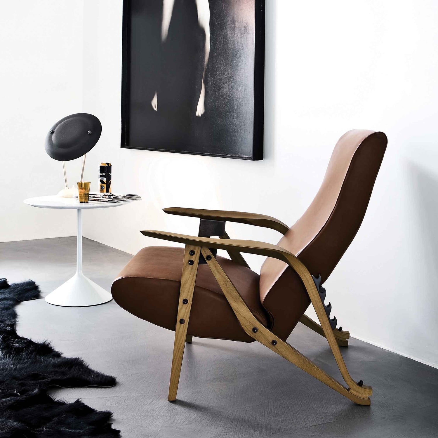 Gilda Reclining Chair | Teatro 26943 Coffee Fabric