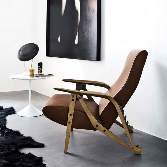 Gilda Reclining Chair | Teatro 26943 Coffee Fabric