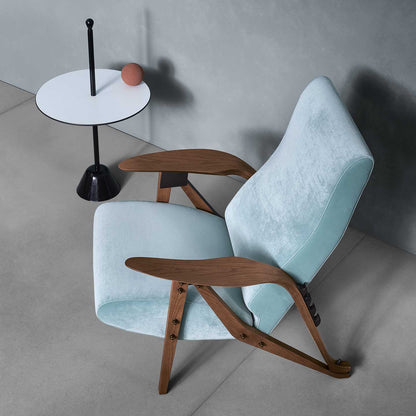 Gilda Reclining Chair | Terso 920 Claret Fabric