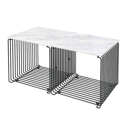 Panton Wire Double with Top | Black Red