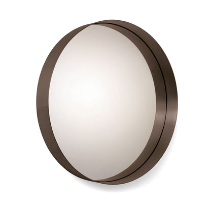 Round Cypris Mirror | Burnished Brass Frame