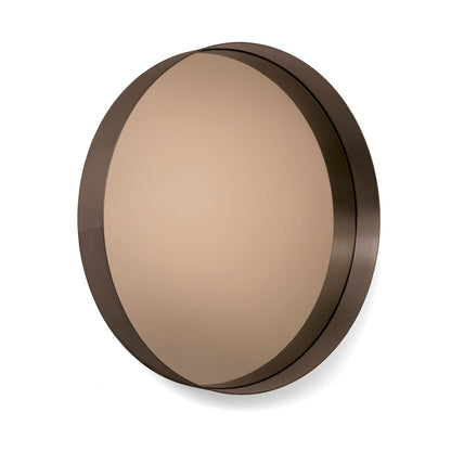 Round Cypris Mirror | Burnished Brass Frame