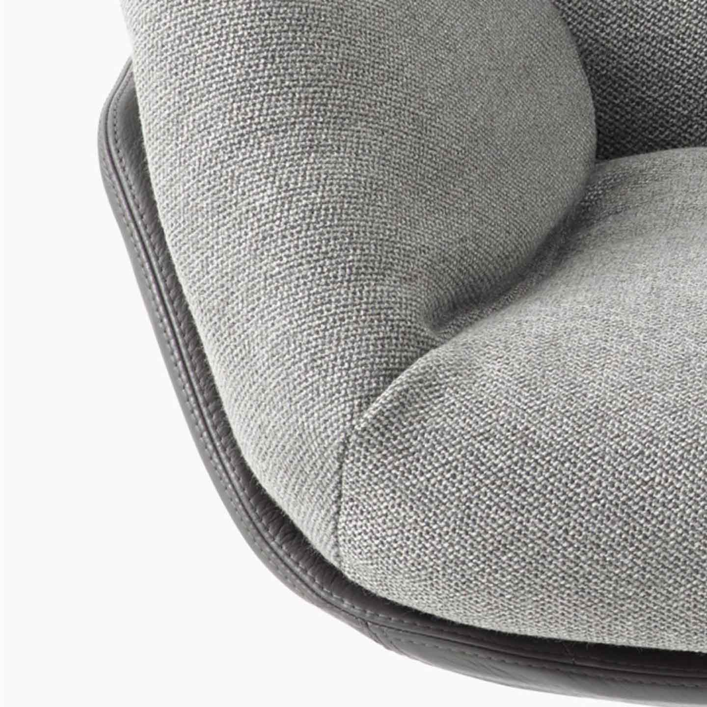 Cordia Lounge High Back Chair | Sand 5021 Fabric Upholstery