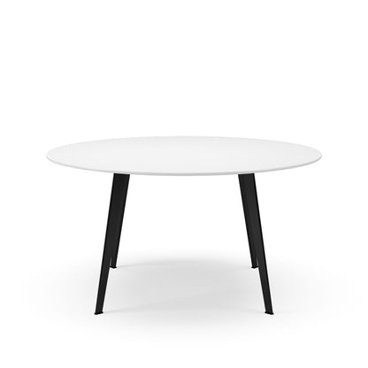 JW Round Table | Snow Silk Laminate Top