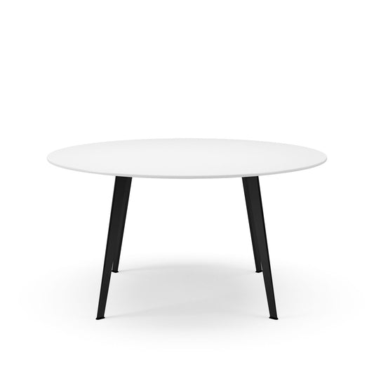 JW Round Table | Snow Silk Laminate Top
