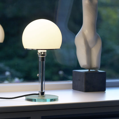 Wagenfeld 24 Table Lamp | Clear Glass Base and Stem
