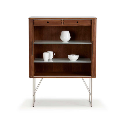 Tambour Cabinet AK2740 | Walnut