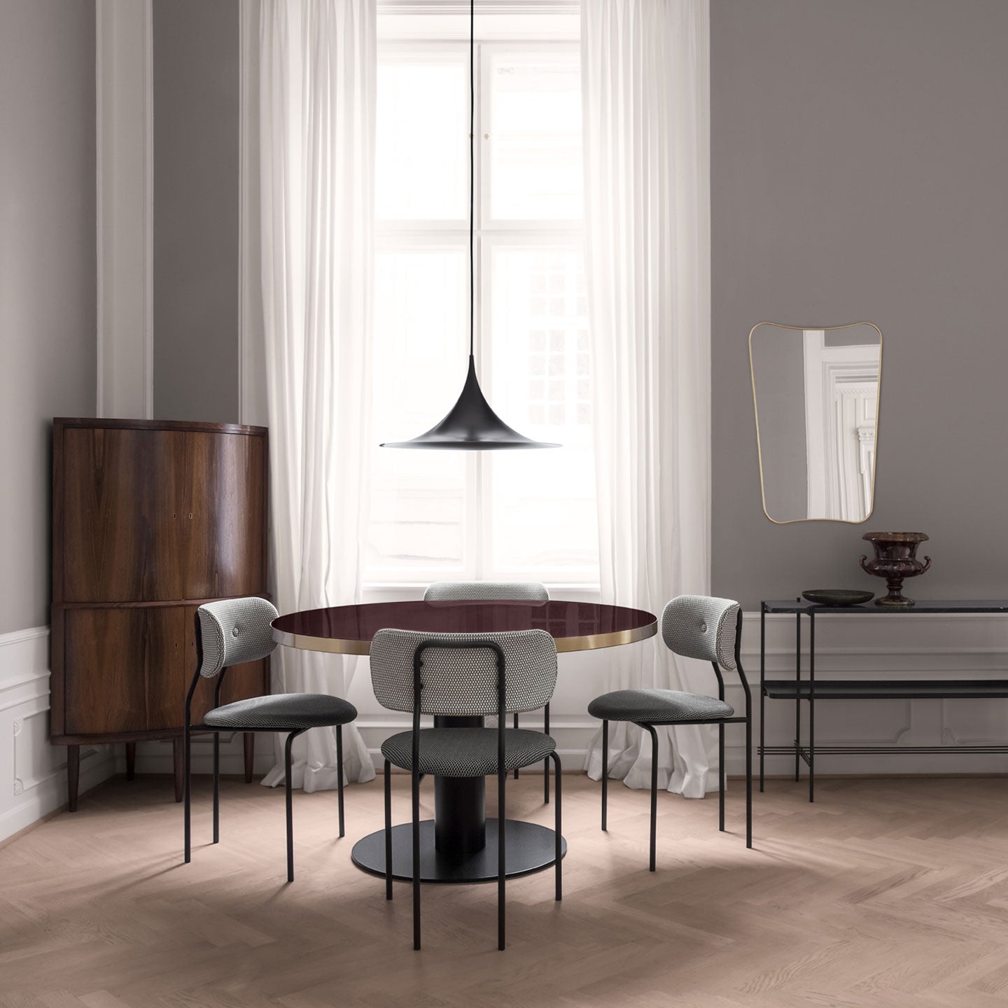 Coco Side Chair | Granite Grey 152 Remix