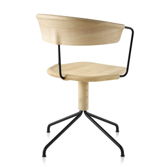 Uncino A Swivel Chair | Natural Ash