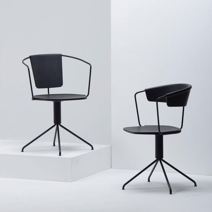 Uncino A Swivel Chair | Natural Ash