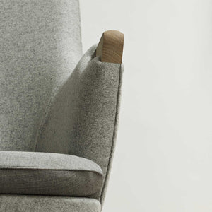 CH72 2 Seat Sofa | Grey 123 Remix Seat and Shell
